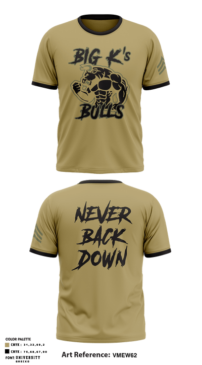 Band of Brothers Wrestling 16257314 Short Sleeve Performance Shirt - 2