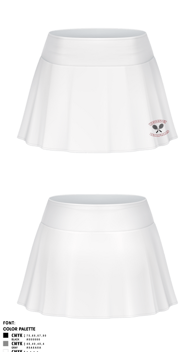 Girls Wellsesley Tennis 21694647 Skort - 3