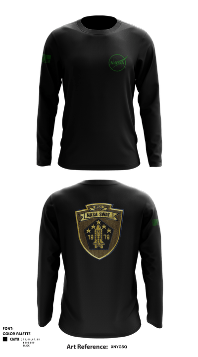 NASA SWAT 36071468 Long Sleeve Performance Shirt - 1
