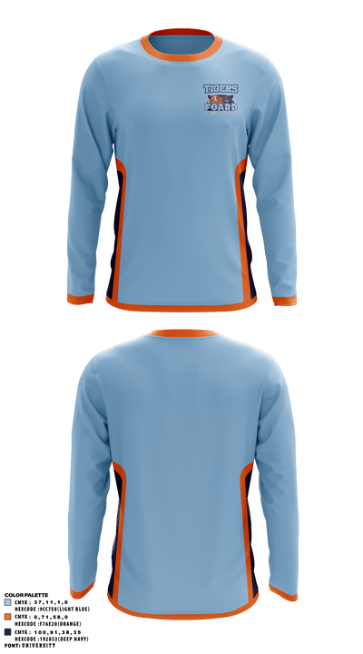 Tigers 4359525 Long Sleeve Performance Shirt - 1
