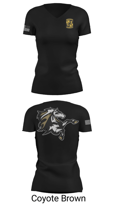 FSU ROTC 41025512 Women's Short Sleeve V-neck Shirt - 15