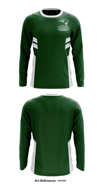 Ward Melville High School Wrestling 95352895 Long Sleeve Rash Guard Shirt - 1