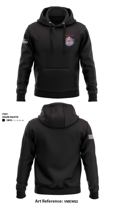 528 Field Hospital HHC 70850434 Hoodie - 1