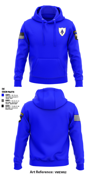 1-26 infantry recon 93723963 Hoodie - 1