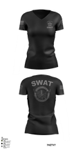 RCSO Fugitive Unit 21938388 Women's Short Sleeve V-neck Shirt - 4