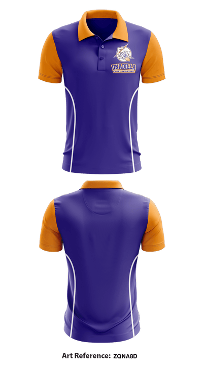 Unadilla Valley Central High School basketball 55220617 Short Sleeve Performance Polo - 1