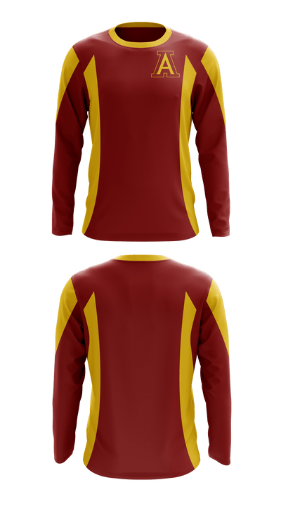 Arlington High School Cheer 94877898 Long Sleeve Performance Shirt - 1