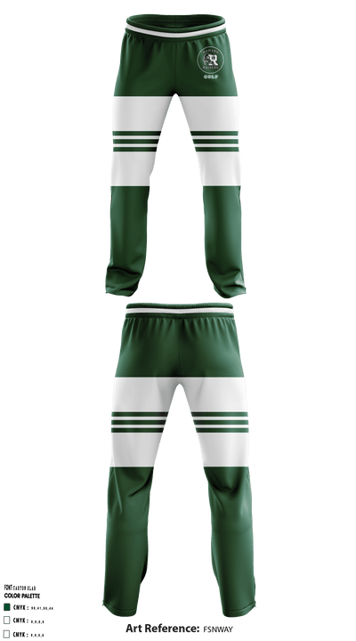 Ramapo High School Golf 37297511 Sweatpants - 1
