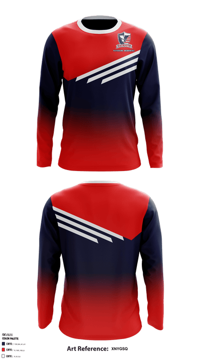 Veterans Memorial High School 24810577 Long Sleeve Performance Shirt - 1