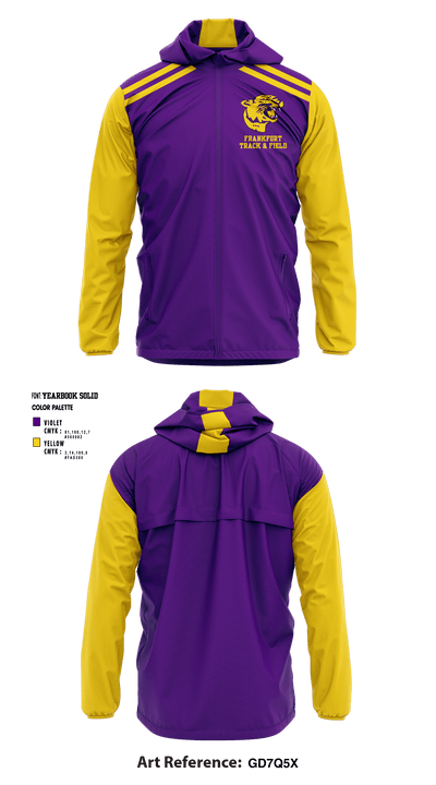 Frankfort High School Track 97612337 Windbreaker - 1