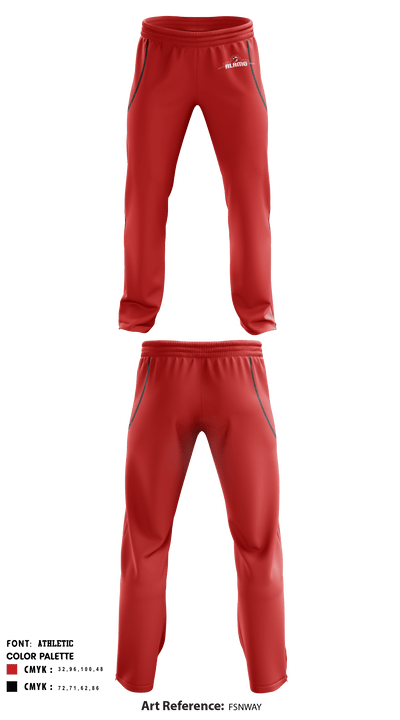 Alamo Volleyball Association 54922653 Sweatpants - 1
