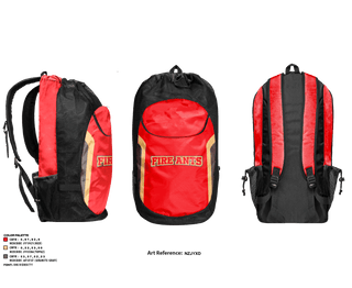 Gear Bag, Fire Ants, Men's Basketball, Teamtime, Team time, sublimation, custom sports apparel, team uniforms, spirit wear, spiritwear, sports uniforms, custom shirts, team store, custom team store, fundraiser sports, apparel fundraiser