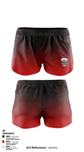 Women's Shorts, Warren City Yacht Club, Spirit Store, Teamtime, Team time, sublimation, custom sports apparel, team uniforms, spirit wear, spiritwear, sports uniforms, custom shirts, team store, custom team store, fundraiser sports, apparel fundraiser