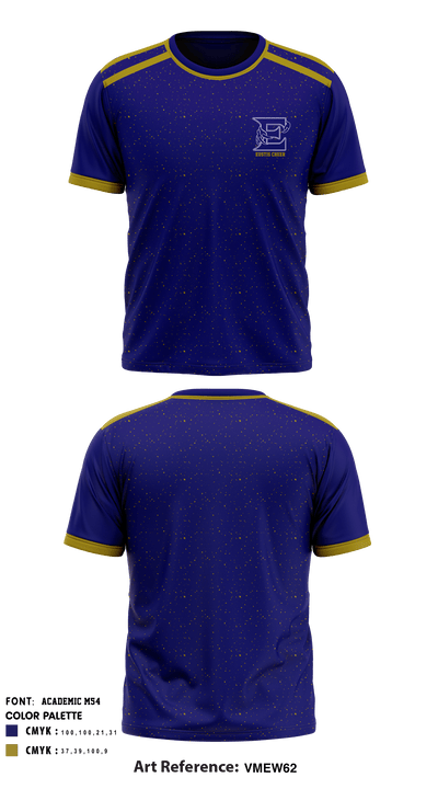 Eustis High School Cheer 65261062 Short Sleeve Performance Shirt - 1