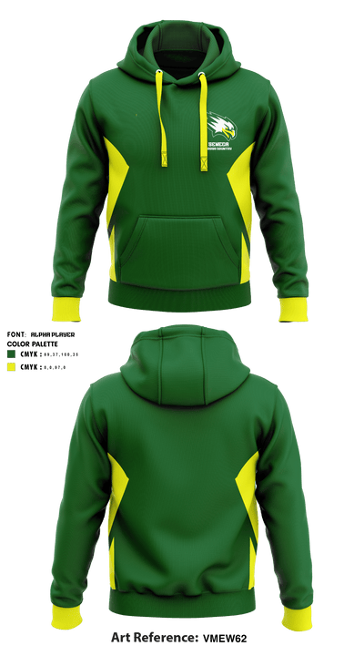 Seneca High School Cross Country 89876981 Hoodie - 1