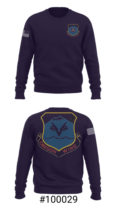 Oregon Wing CAP 9420662 Crew Neck Sweatshirt - 7