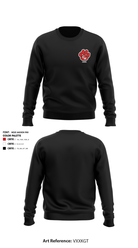 Crew Neck Sweatshirt, Colleyville Heritage High School Cheer, , Teamtime, Team time, sublimation, custom sports apparel, team uniforms, spirit wear, spiritwear, sports uniforms, custom shirts, team store, custom team store, fundraiser sports, apparel fundraiser