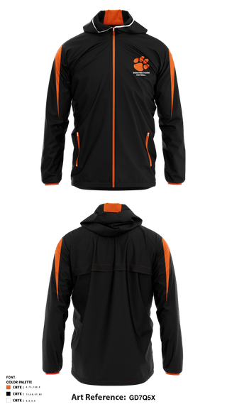 Windbreaker, Biddeford Tigers, , Teamtime, Team time, sublimation, custom sports apparel, team uniforms, spirit wear, spiritwear, sports uniforms, custom shirts, team store, custom team store, fundraiser sports, apparel fundraiser