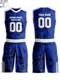Division Avenue High School Basketball 17302589 Basketball Uniform - 1