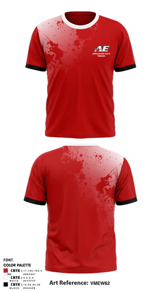 Short Sleeve Performance Shirt, Appleton East High School Tennis, Tennis, Teamtime, Team time, sublimation, custom sports apparel, team uniforms, spirit wear, spiritwear, sports uniforms, custom shirts, team store, custom team store, fundraiser sports, apparel fundraiser