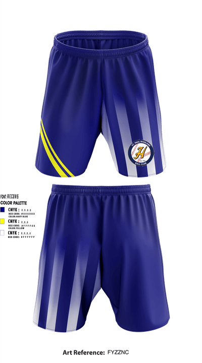 St.Paul Highlands Baseball 49364493 Athletic Shorts With Pockets - 1