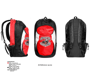 Gear Bag, Homer Jr. Knights, Men's Basketball, Teamtime, Team time, sublimation, custom sports apparel, team uniforms, spirit wear, spiritwear, sports uniforms, custom shirts, team store, custom team store, fundraiser sports, apparel fundraiser