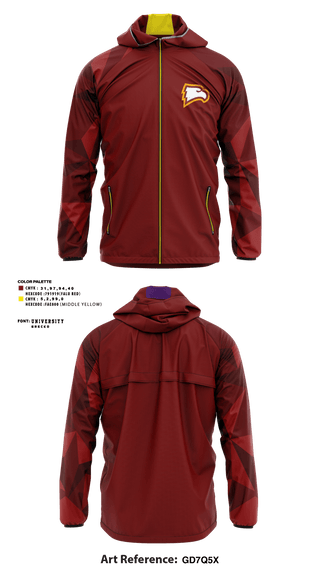 Windbreaker, Winthrop University Esports, E-Sports, Teamtime, Team time, sublimation, custom sports apparel, team uniforms, spirit wear, spiritwear, sports uniforms, custom shirts, team store, custom team store, fundraiser sports, apparel fundraiser