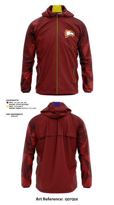 Winthrop University Esports 54773789 Windbreaker - 1