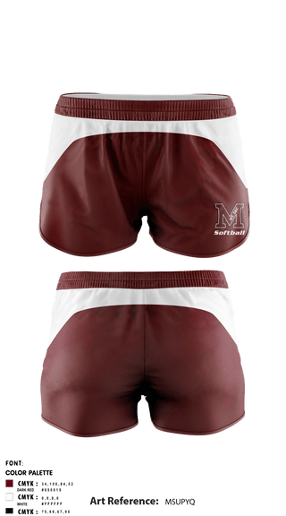 Women's Shorts, Mt. San Antonio College Softball, Softball, Teamtime, Team time, sublimation, custom sports apparel, team uniforms, spirit wear, spiritwear, sports uniforms, custom shirts, team store, custom team store, fundraiser sports, apparel fundraiser