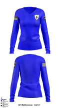 1-26 infantry recon 93723963 Women's Long Sleeve V-neck Shirt - 1