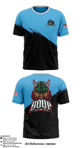 Short Sleeve Performance Shirt, Frosted Vipers, E-Sports, Teamtime, Team time, sublimation, custom sports apparel, team uniforms, spirit wear, spiritwear, sports uniforms, custom shirts, team store, custom team store, fundraiser sports, apparel fundraiser