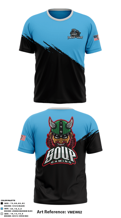 Frosted Vipers 67981544 Short Sleeve Performance Shirt - 1