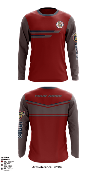 Long Sleeve Performance Shirt, Texas Premier Baseball, Baseball, Teamtime, Team time, sublimation, custom sports apparel, team uniforms, spirit wear, spiritwear, sports uniforms, custom shirts, team store, custom team store, fundraiser sports, apparel fundraiser