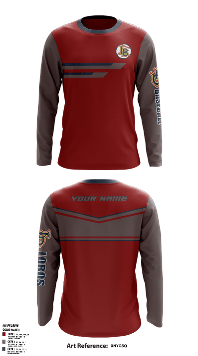 Texas Premier Baseball 31949268 Long Sleeve Performance Shirt - 1