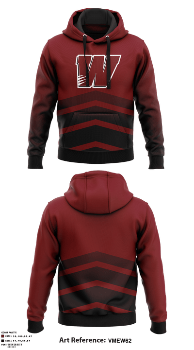 Willamette Wolverines 47508397 Hoodie - 1