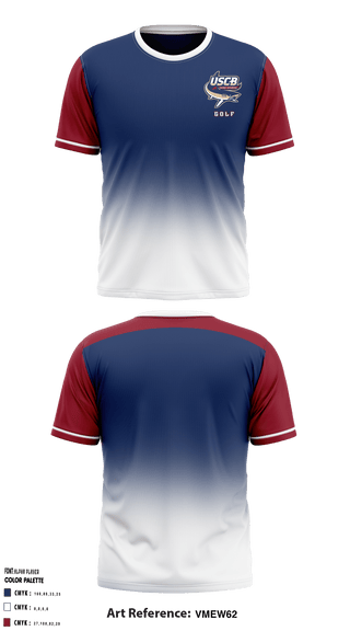 Short Sleeve Performance Shirt, USCB Golf, Golf, Teamtime, Team time, sublimation, custom sports apparel, team uniforms, spirit wear, spiritwear, sports uniforms, custom shirts, team store, custom team store, fundraiser sports, apparel fundraiser