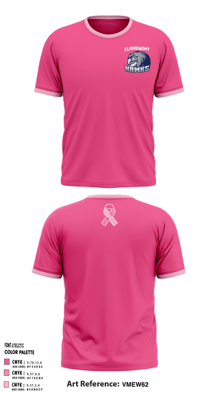 Short Sleeve Performance Shirt, Clairemont Hawks Youth Football & Cheer, Football, Teamtime, Team time, sublimation, custom sports apparel, team uniforms, spirit wear, spiritwear, sports uniforms, custom shirts, team store, custom team store, fundraiser sports, apparel fundraiser
