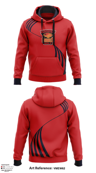 Hoodie, Rossview High School Golf, Golf, Teamtime, Team time, sublimation, custom sports apparel, team uniforms, spirit wear, spiritwear, sports uniforms, custom shirts, team store, custom team store, fundraiser sports, apparel fundraiser