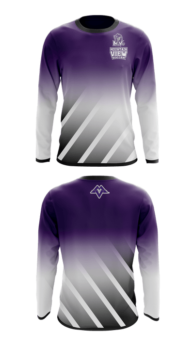 Mountain View High School Soccer 25528886 Long Sleeve Performance Shirt - 1