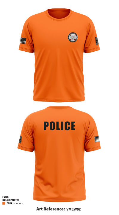 Bay Minette Police Department 41328135 Short Sleeve Performance Shirt - 7