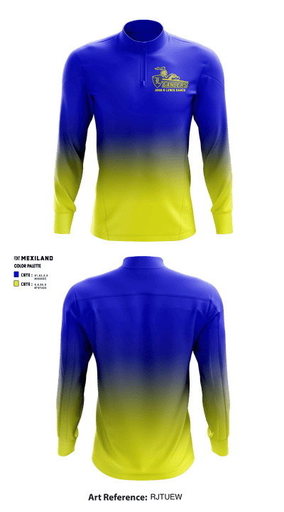 John R Lewis High School Dance 95156716 Quarter Zip Jacket - 1