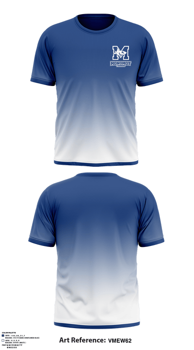 Monomoy Regional High School Tennis 57597534 Short Sleeve Performance Shirt - 1
