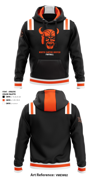 North Canton Hoover Football 75864683 Hoodie - 4