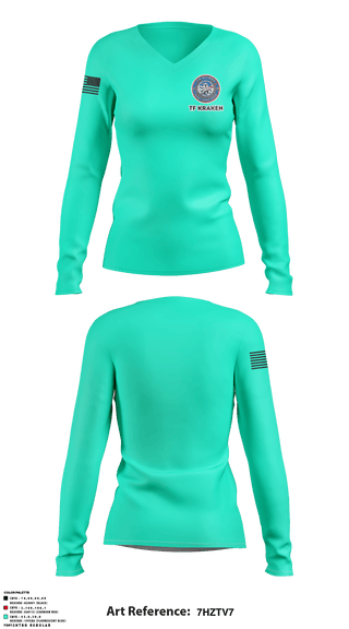 Women's Long Sleeve Vneck Shirt, , , Teamtime, Team time, sublimation, custom sports apparel, team uniforms, spirit wear, spiritwear, sports uniforms, custom shirts, team store, custom team store, fundraiser sports, apparel fundraiser