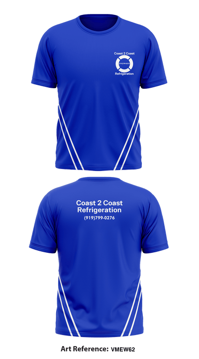Coast 2 Coast Refrigeration 5433005 Short Sleeve Performance Shirt - 2