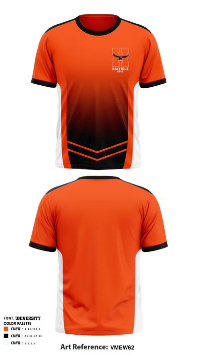 Hayfield Secondary School Golf 92876987 Short Sleeve Performance Shirt - 1