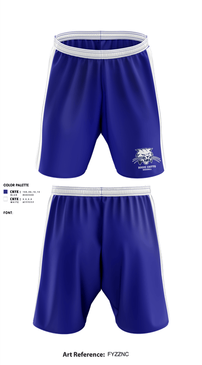 Bogue Chitto Attendance Center Baseball 5622394 Athletic Shorts With Pockets - 1
