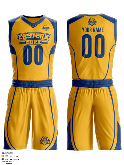 Eastern York High School Basketball 21112813 Basketball Uniform - 1