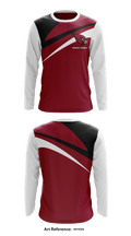 Merrimack Cardinals 42988628 Long Sleeve Performance Shirt - 1