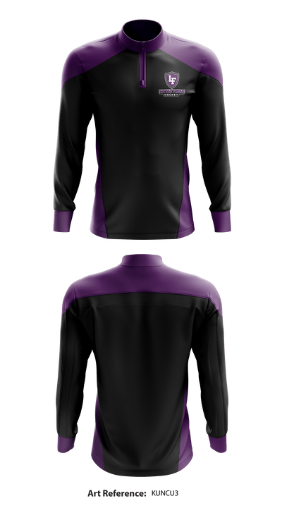 Little Falls Hockey 30371942 Quarter Zip Jacket - 1